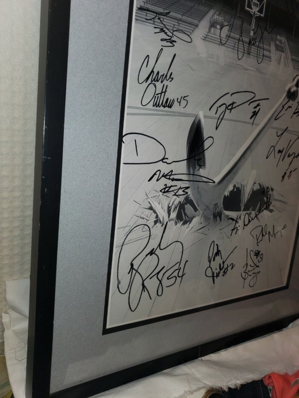 VTG 1997 LA CLIPPERS Playoffs 13 Player Signed Autographed Poster Vs Utah - RARE - Picture 5 of 9